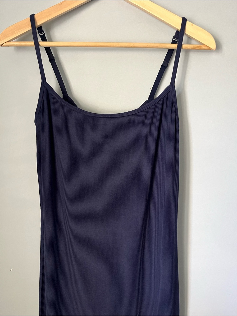 Yitty By Lizzo Soft Rib Deep Navy Blue Maxi Dress Size Medium NWT - Picture 4 of 16